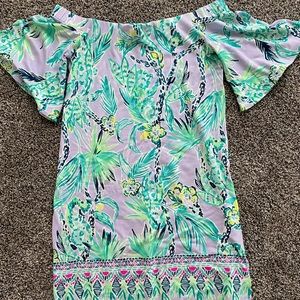 Lilly Pulitzer off the shoulder dress